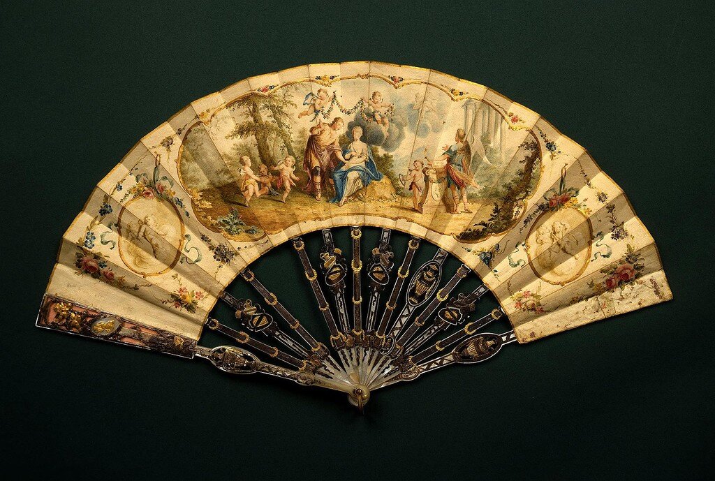 Веер, нач. 19 в. Западная Европа.
