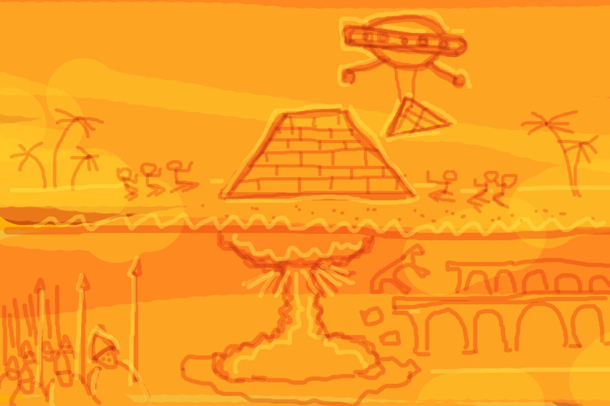 В более старших классах тоже ведём разговоры на такие темы, для примера привожу наиболее известные альтернативные фантастические истории. Обсуждаем как тот или иной взгляд на историю влияет на мировоззрение человека.