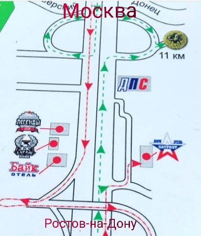 Расположение наших экскурсий