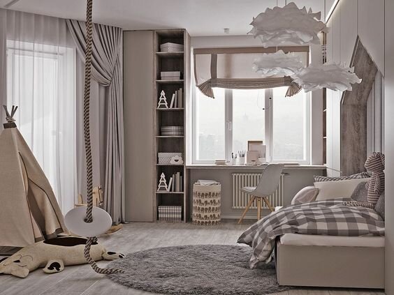 Игровая в детской комнате