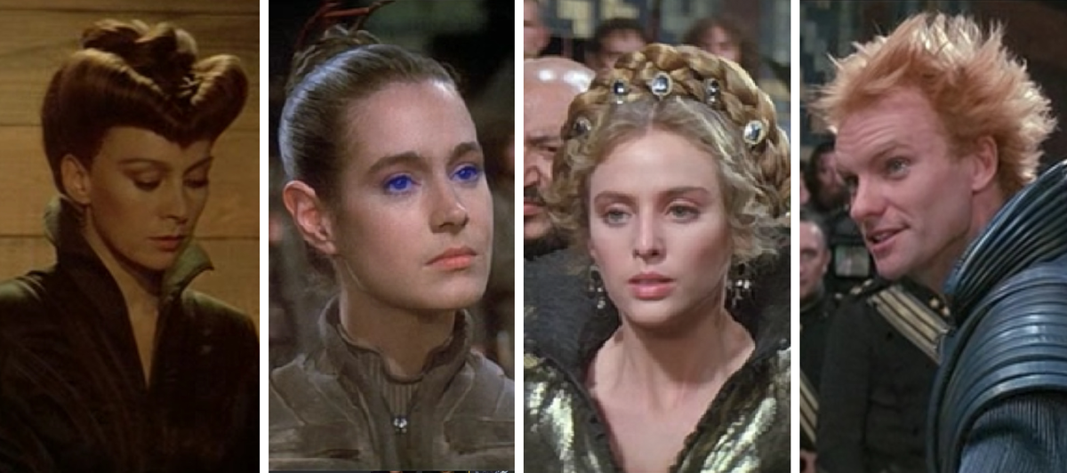 Франческа, Шон, Вирджиния, Стинг в фильме Дюна