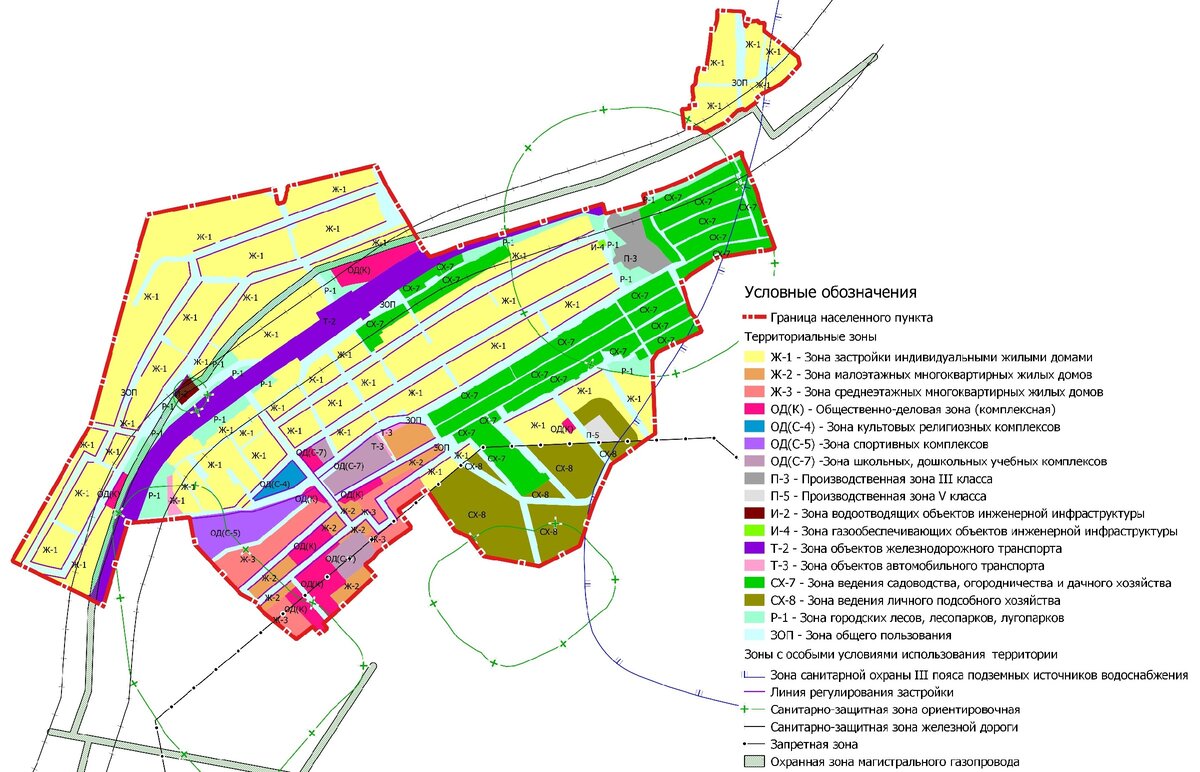 Карта градостроительного зонирования ижевск