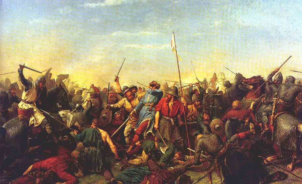 П. Н. Арбо. Битва при Стамфорд_Бридж. 1870 год