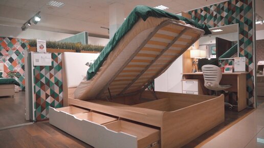 Двуспальная кровать-трансформер. Кровать шкаф с диваном для современного дизайна квартиры