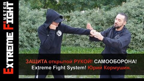 КАК ЗАЩИЩАТЬСЯ? ЗАЩИТА ОТКРЫТОЙ РУКОЙ! Самооборона! Extreme Fight System! Юрий Кормушин