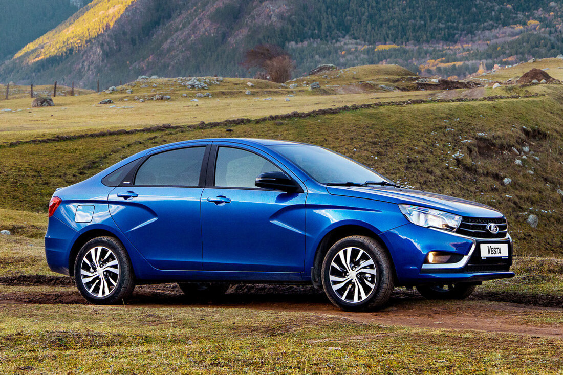 Lada Vesta Cross седан блюз