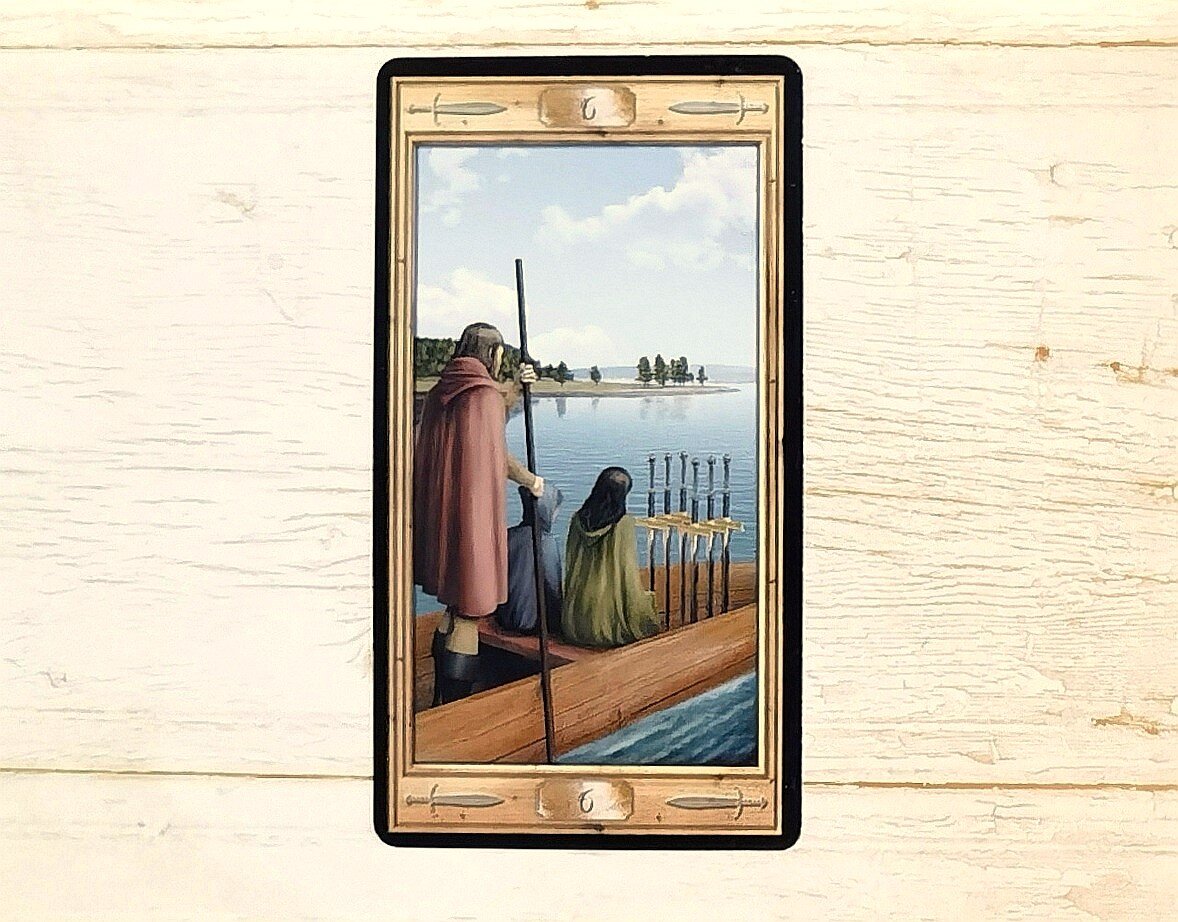 Аркан "6 Мечей". "Таро Универсальный ключ".