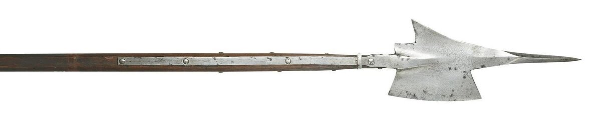 А вот и она во всей красе - Ее Величество Алебарда!