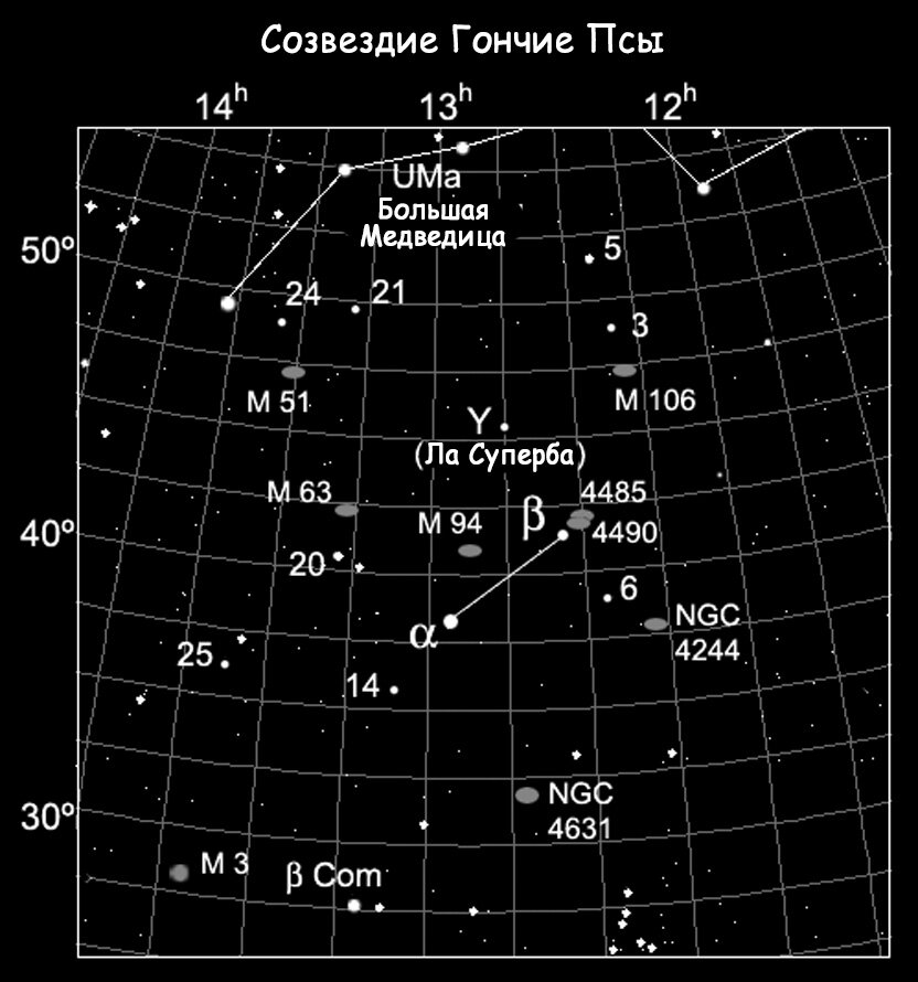 Созвездие Гончие Псы