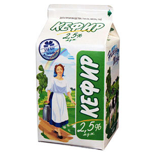 Кефир в упаковке