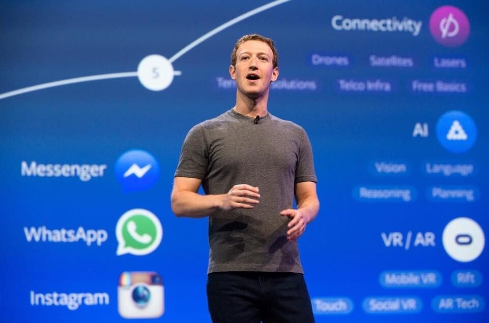                                            Марк Цукерберг основатель компании Facebook