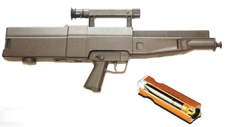 Винтовка компании Heckler&Koch под патрон со сгораемой гильзой G 11 и боеприпас к ней