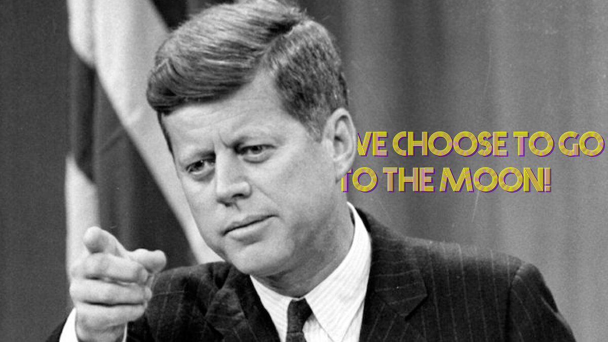 Джон Фицджералд Кеннеди делает ставку на Луну