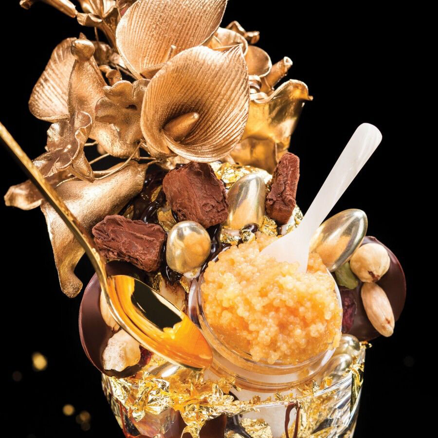 Мороженое Golden Opulence Sundae