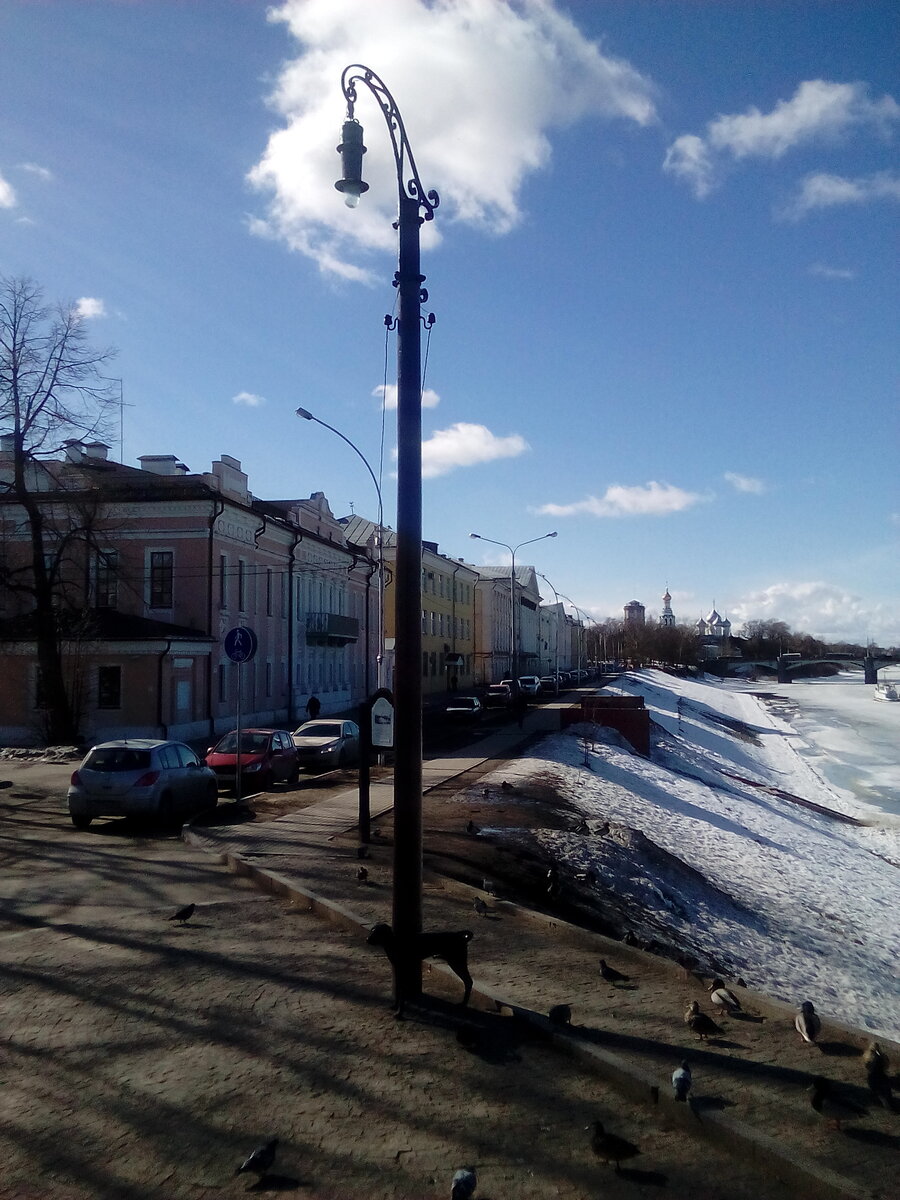 Фонарный столб на Пречистенке. 