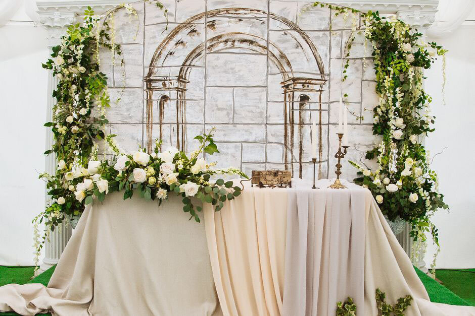 Оформление свадьбы - декор и свадебная флористика