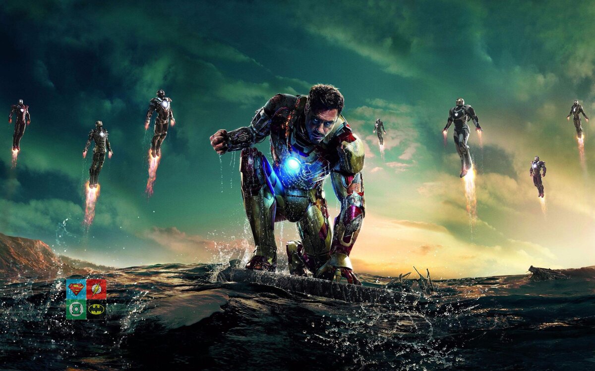 Роберт Дауни мл. в исполнении Тони Старка в к/ф Железный человек 3