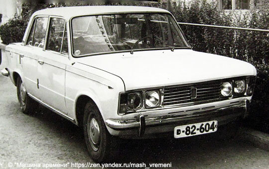 На моем фото: Fiat 125 - редкий гость в СССР в середине 1970-х с дипломатическими номерами