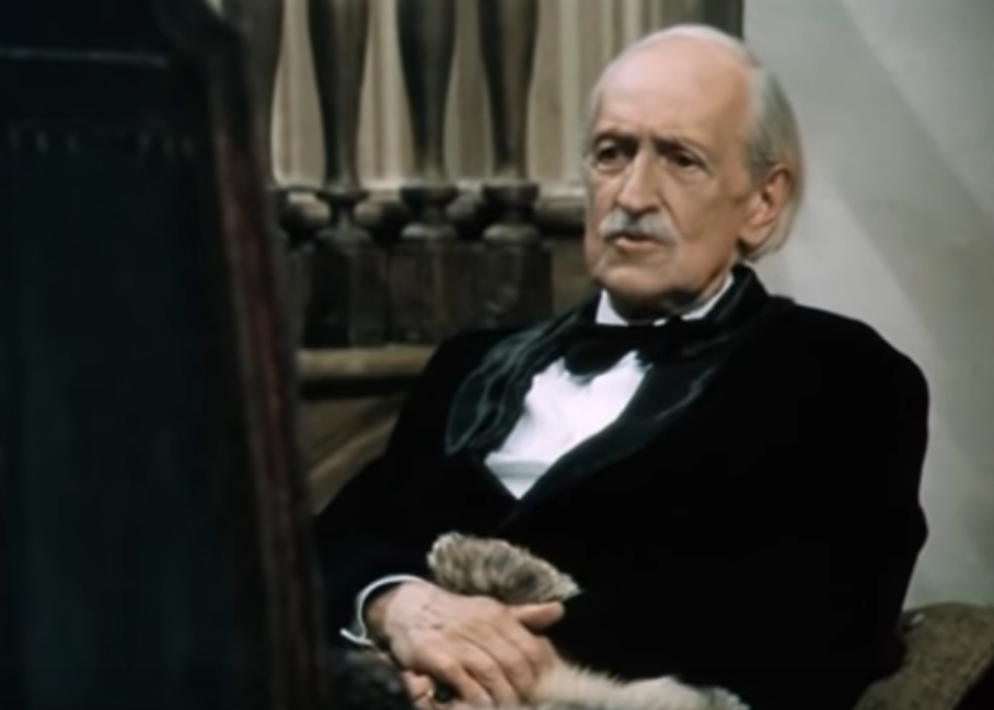 Лорд Томас Уорбек (Леонид Оболенский), кадр из фильма "Чисто английское убийство" (1974)