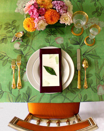 Сервировка: "Осеннее вдохновение"