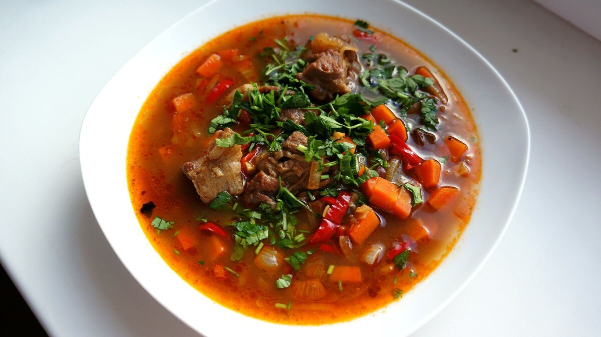 Суп из фасоли рецепт с мясом: рецепт простой