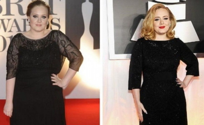 Похудевшая Адель фото