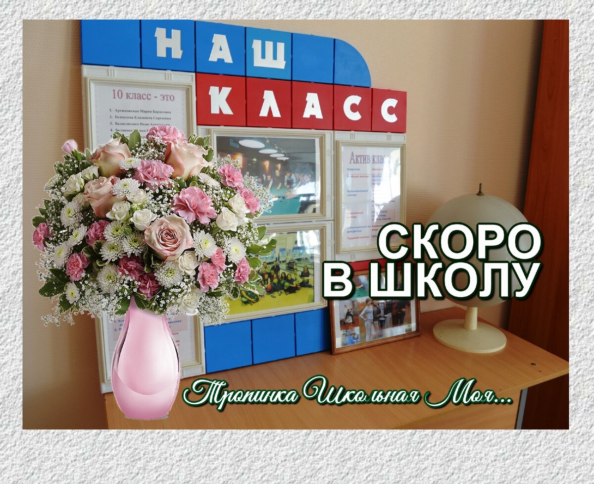 Школьники хотят в школу, в свой класс