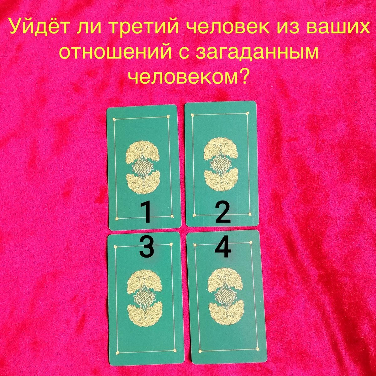 Выберите одну карту 