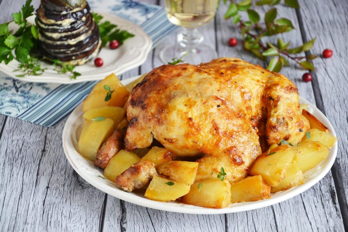 Курица кусочками в рукаве для запекания в духовке — рецепт с фото