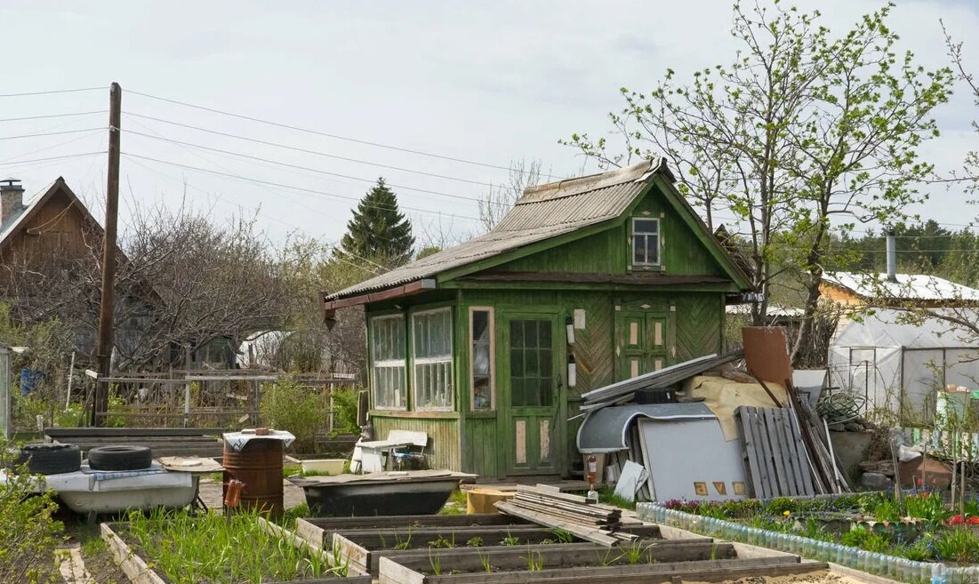 Типичный дачный участок советских времён (фото найдено в интернете)