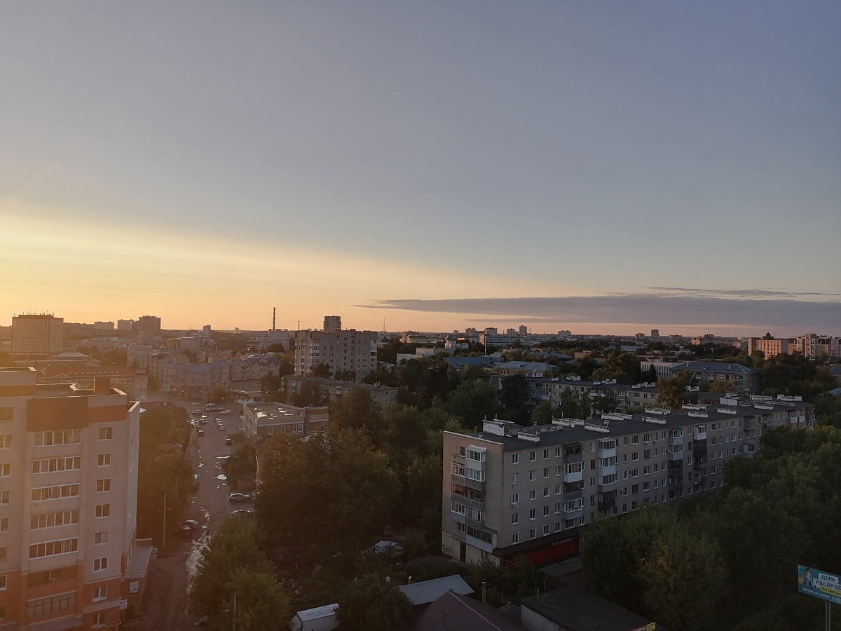 Вид с крыши отеля