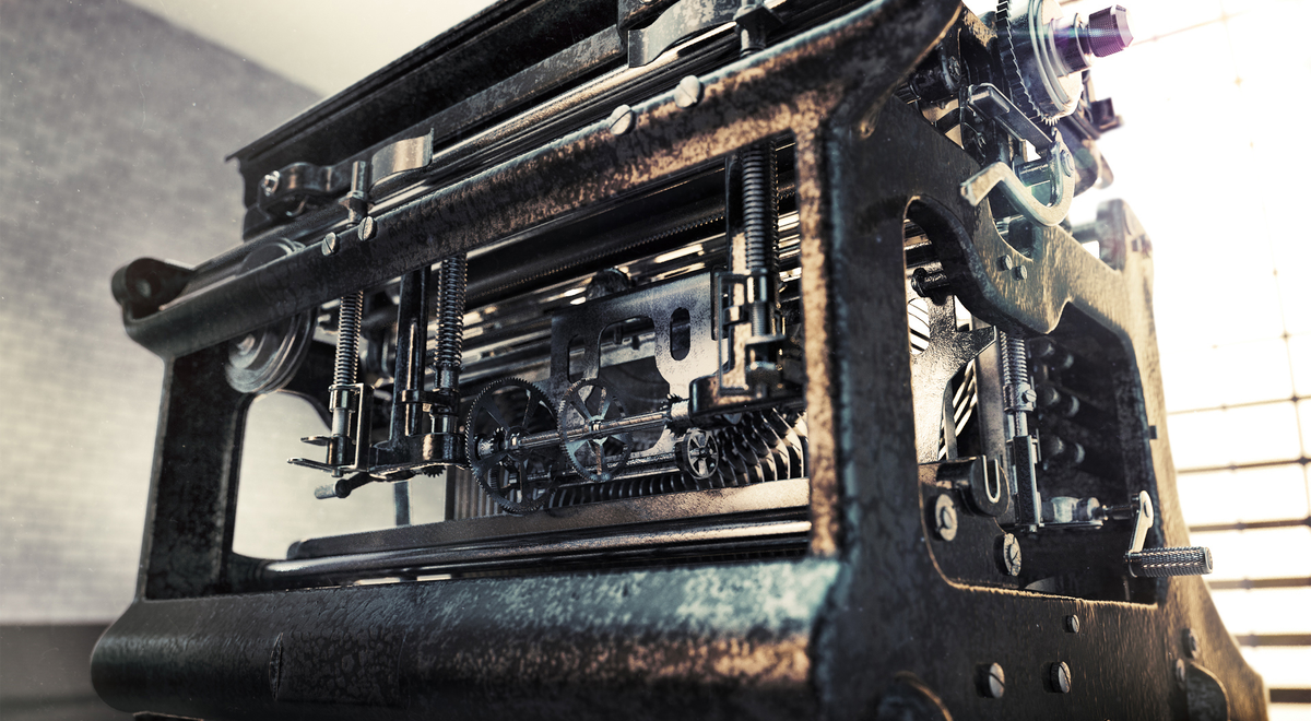 Яндекс Картинки. "Внутренности" печатной машинки.
