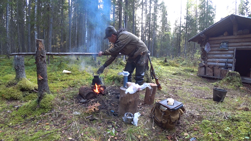 Будни олега на природе в коми. Поход за хариусом.