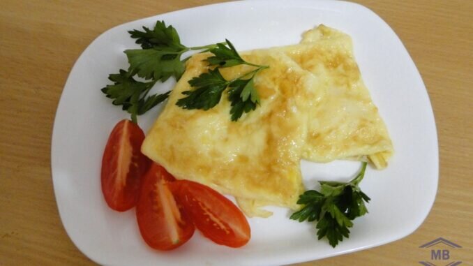 Яичные конвертики с сыром