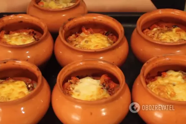 Жаркое в горшочках 