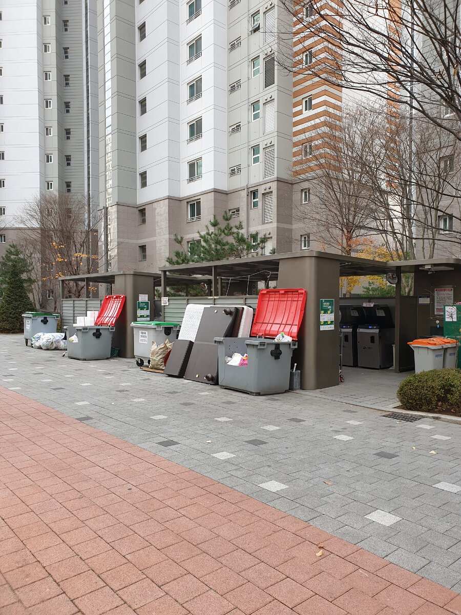Павильоны для хранения мусора в современных жилых комплексах