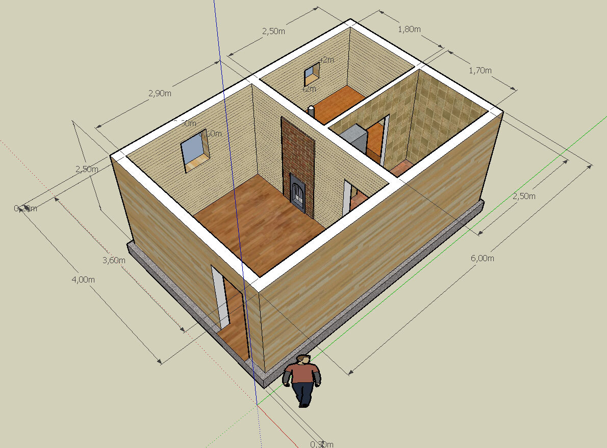 Баня 3x4 своими руками