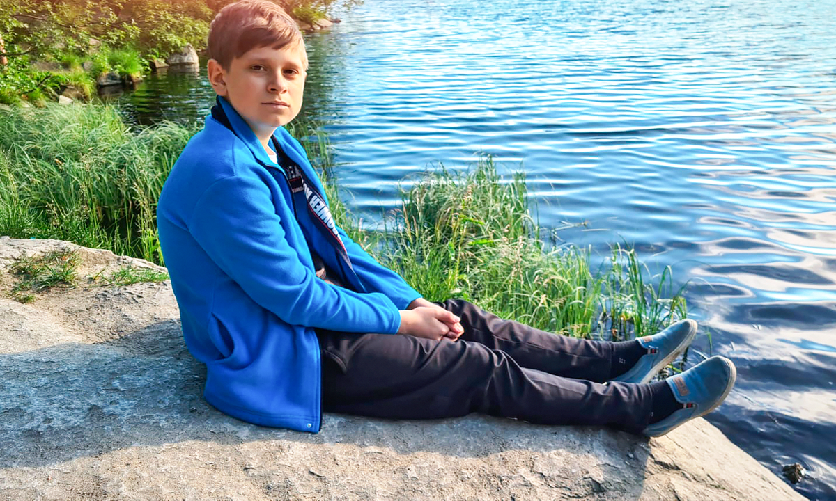 Влад Денисов, подопечный фонда "Алёша"