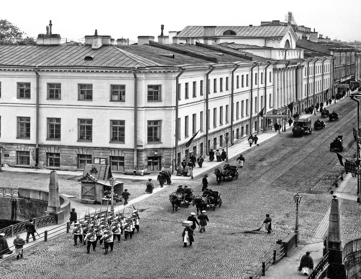 Гороховая улица XIX век. Фото с сайта https://novyefoto.ru