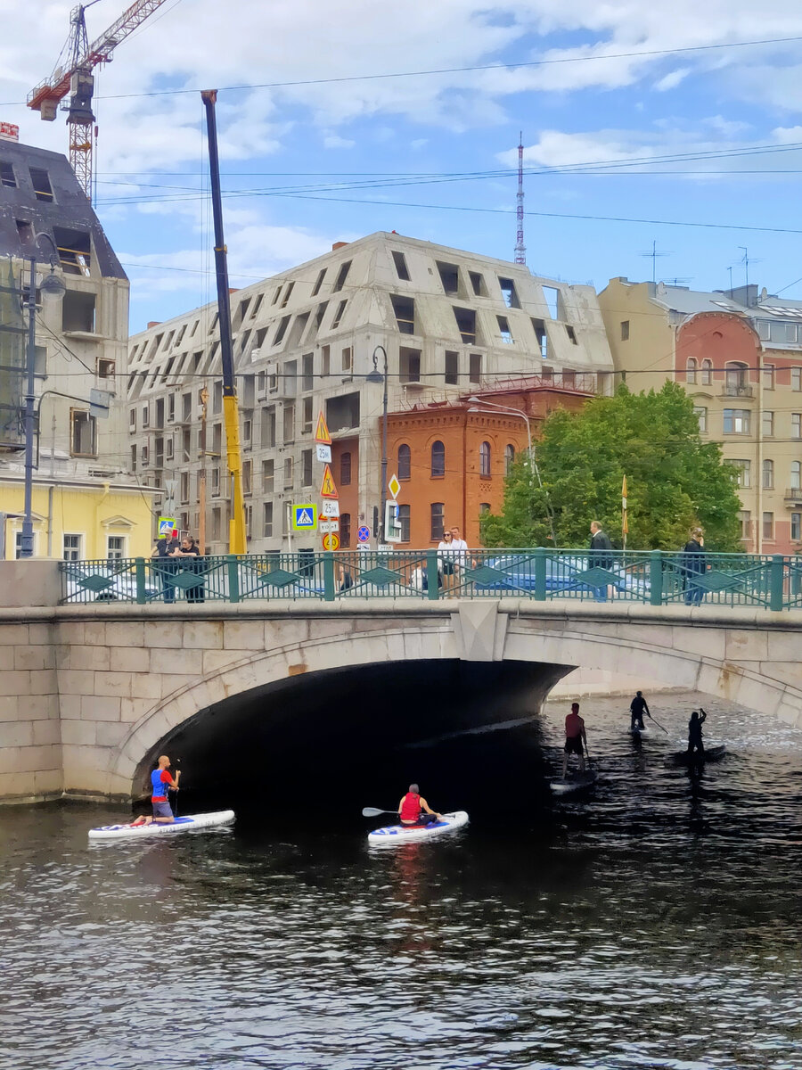 Сапсерфинг на Карповке