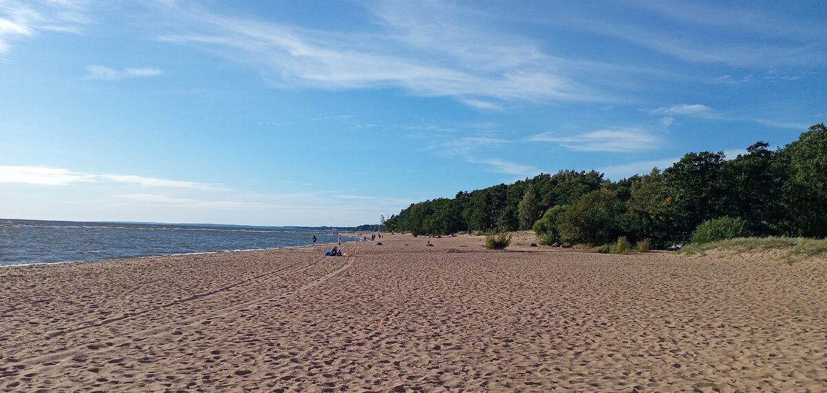 Пляжи Финского залива в Сентябре