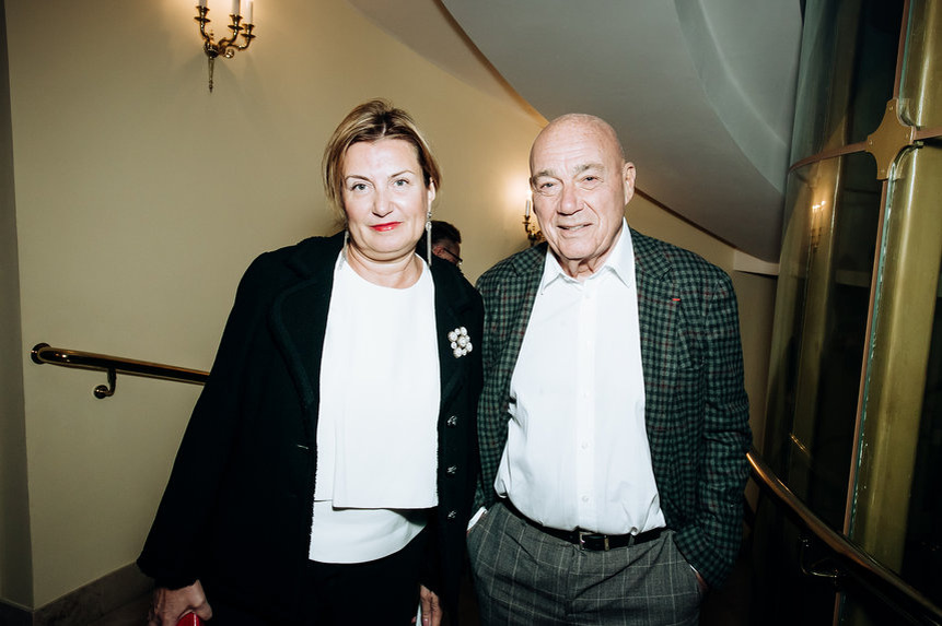 Владимир Познер и Надежда Соловьева