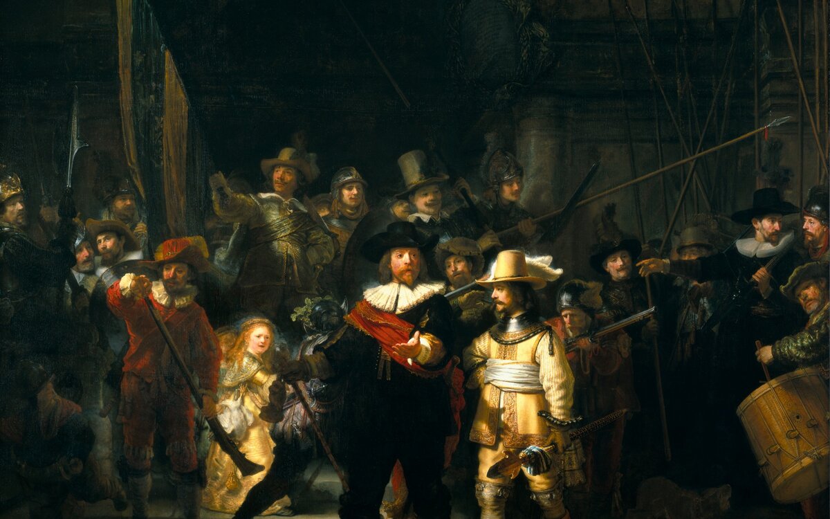 ночной дозор картина рембрандт 1642 фото