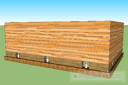 Как поднять деревянный дом: проверенный способ