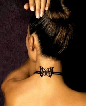 Эскизы татуировок на шее