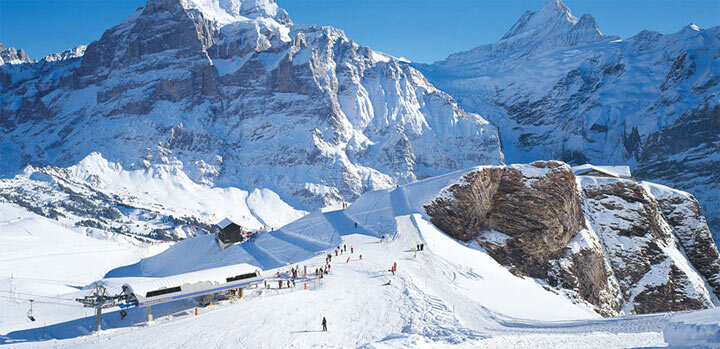 Grindelwald Швейцария горнолыжка