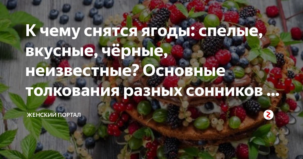 «Сонник Смородина черная приснилась, к чему снится во сне Смородина черная»