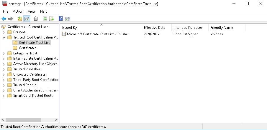 Обновление корневых сертификатов. Центр сертификации Windows. Trusted root Certification Authorities. Сертификат Windows 10. Путь сертификации Microsoft.