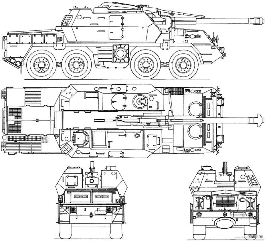 Схема САУ "Дана"