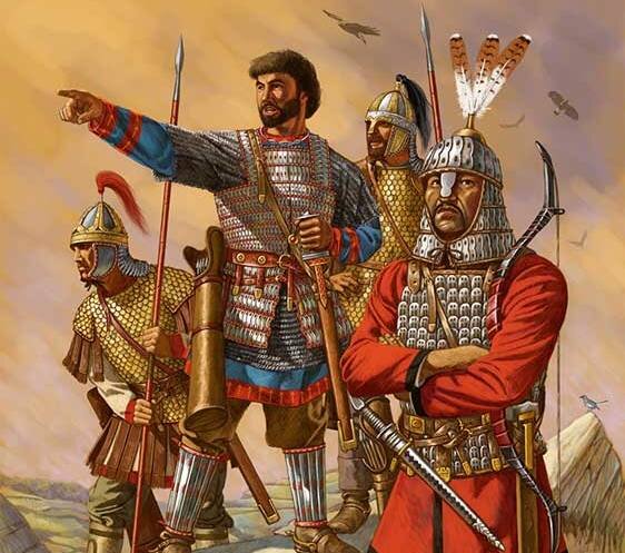 Византийцы в Африке. Рисунок Джонни Шумейта. 